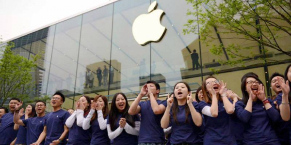 Китай догоняет США в объемах продаж iPhone