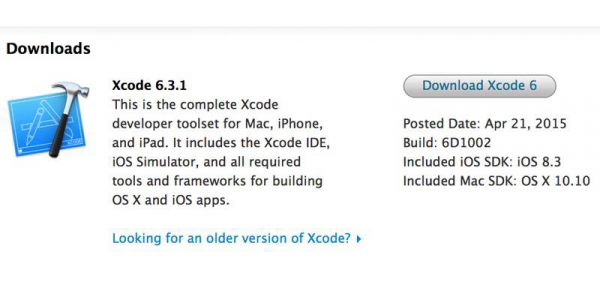 В Apple выпустили Xcode 6.3.1 с исправленными багами